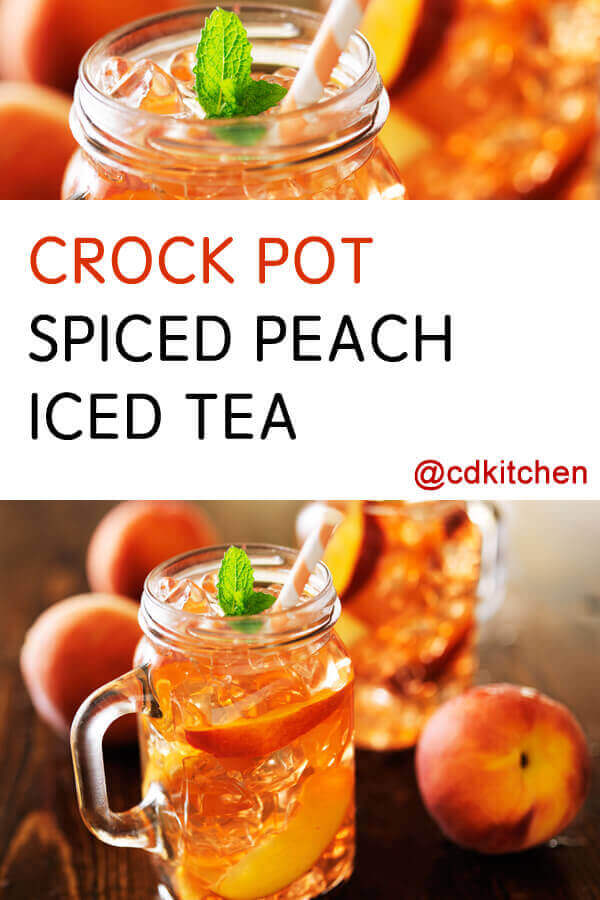Spiced Peach Iced Tea Recipe
