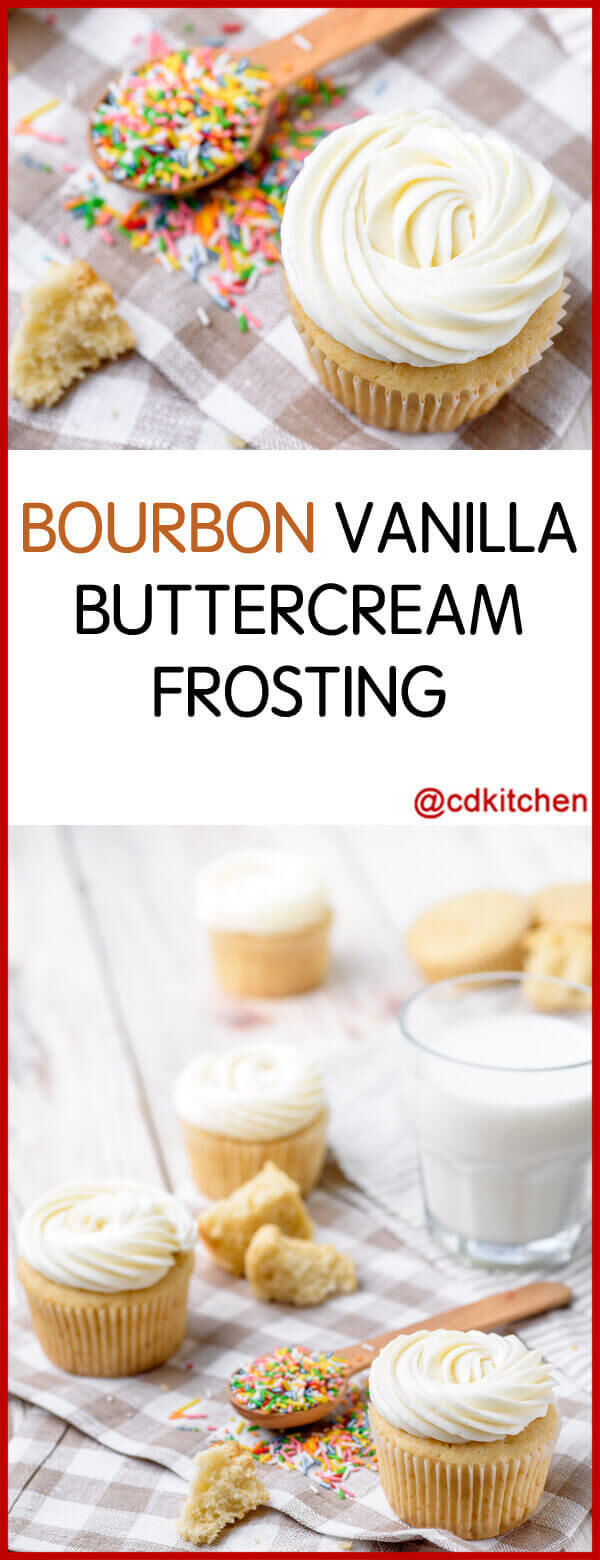 Bourbon Vanilla Buttercream Frosting Recipe