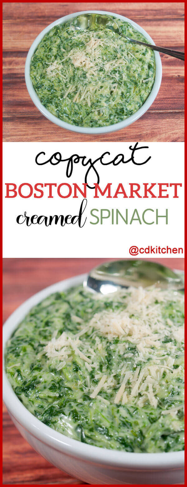 Copycat Boston Market Creamed Spinach Recipe | CDKitchen.com