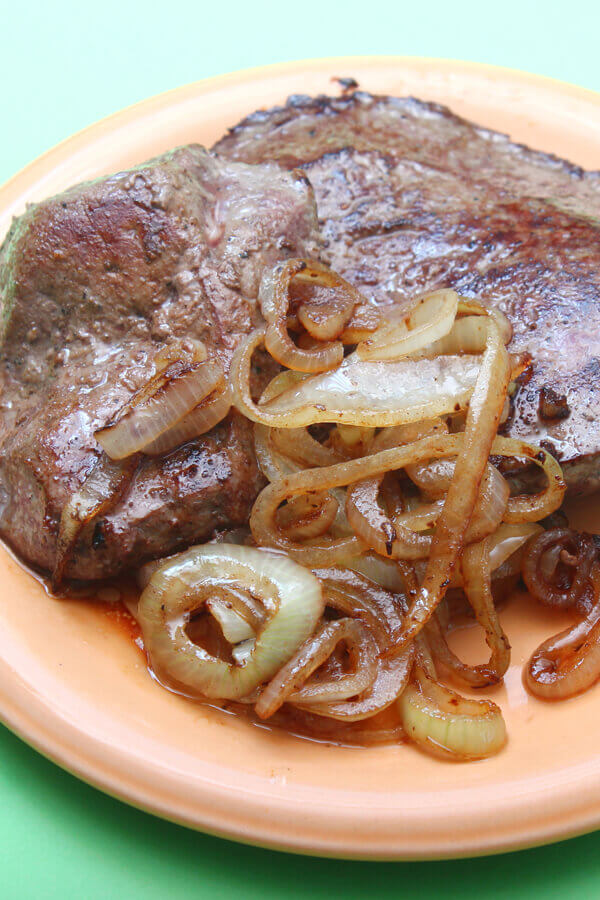 Broiled Beef Liver & Onions Recipe