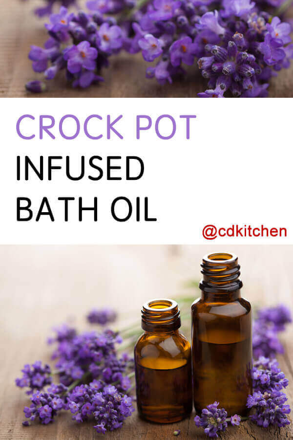 Infused Bath Oil Recipe