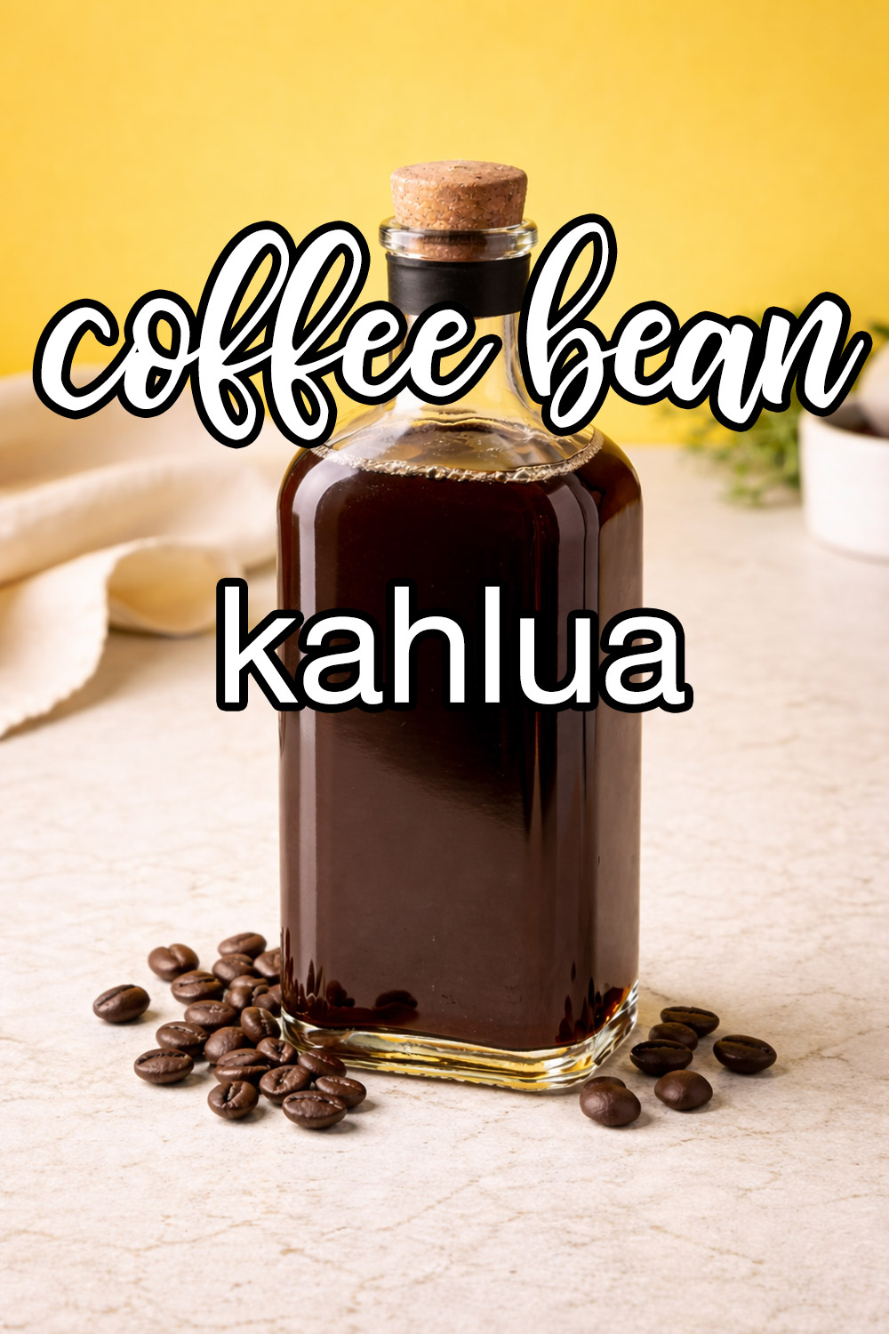 Kahlua Coffee Liqueur With Fresh Coffee Beans Recipe