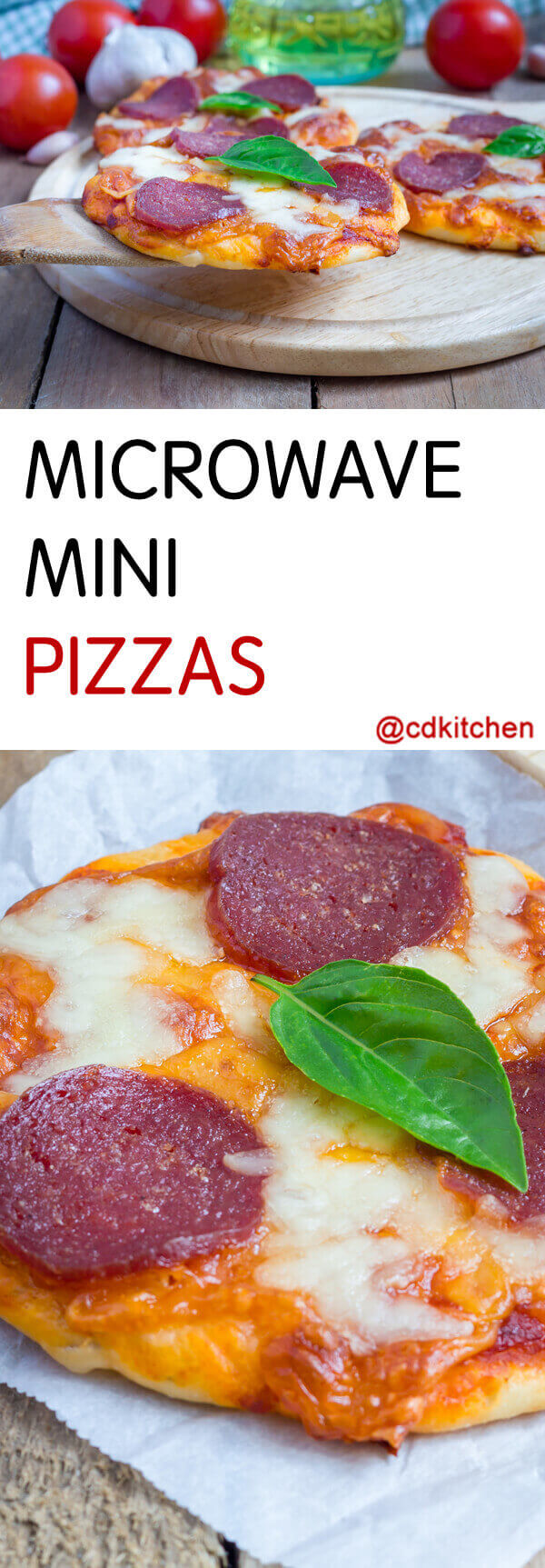 Microwave Mini Pizzas Recipe