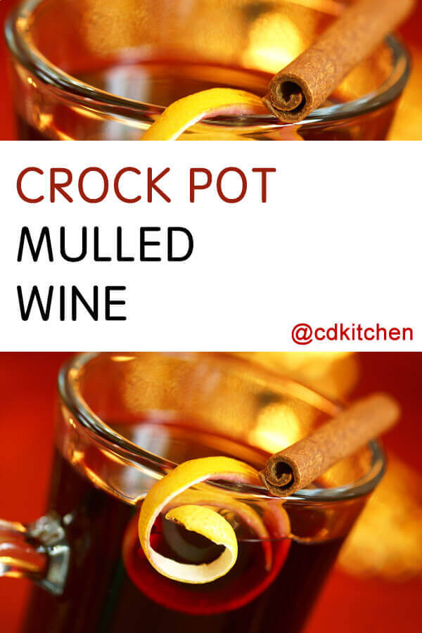 mulled wine recipe in crock pot