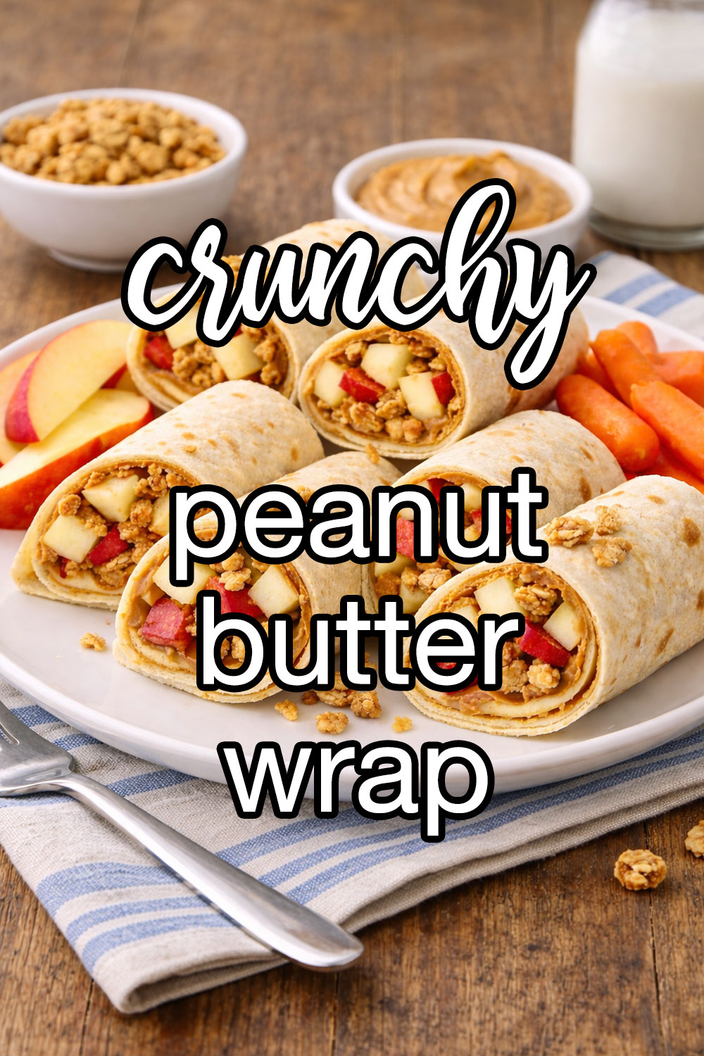 Crunchy Peanut Butter Wrap Recipe