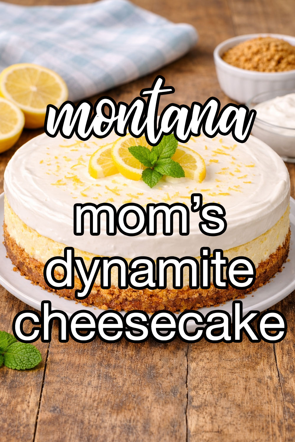 Montana Mom's Dynamite Cheesecake Recipe