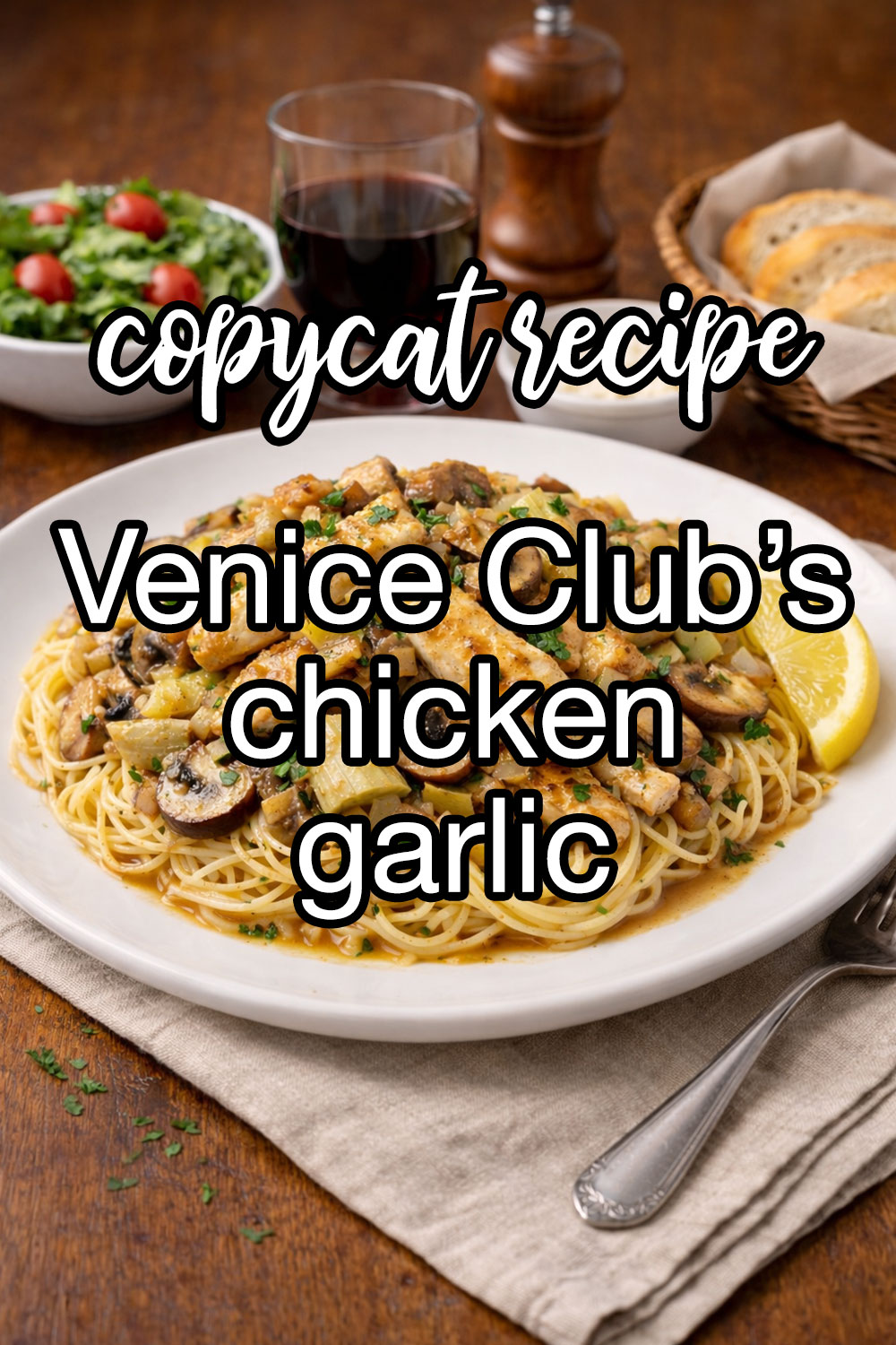 Venice Club Chicken Garlic Recipe