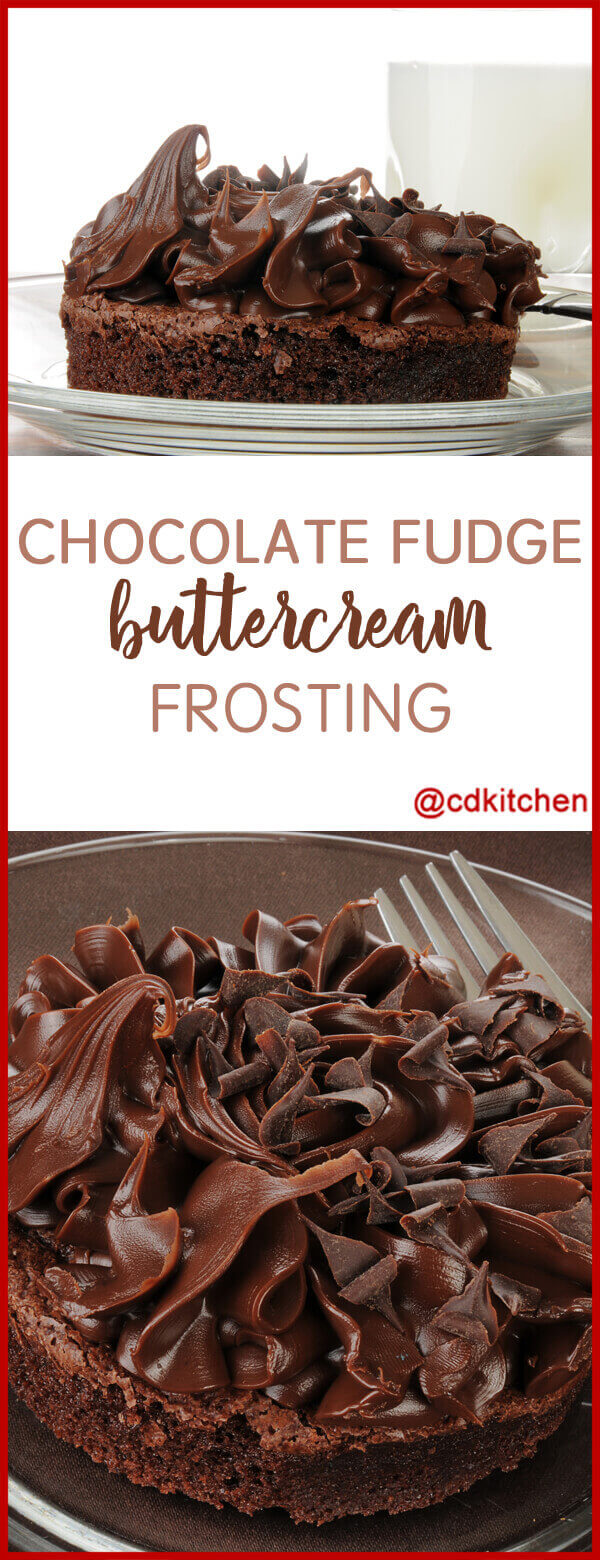 Chocolate Fudge Buttercream Frosting Recipe