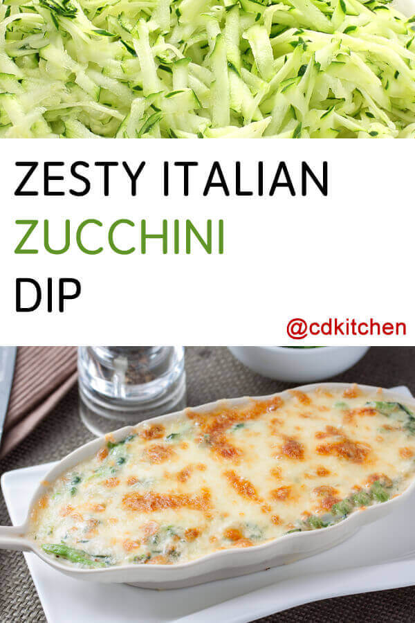 Zesty Italian Zucchini Dip Recipe