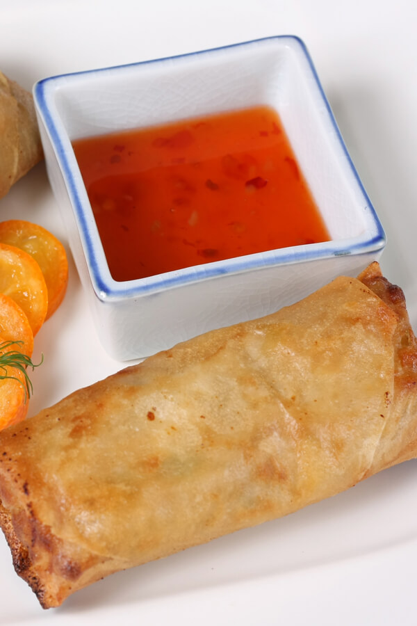 Bean and Vegetable Egg Rolls Recipe