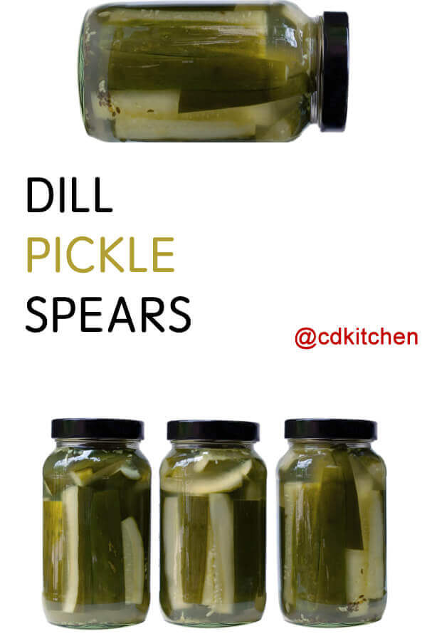 Dill Pickle Spears Recipe