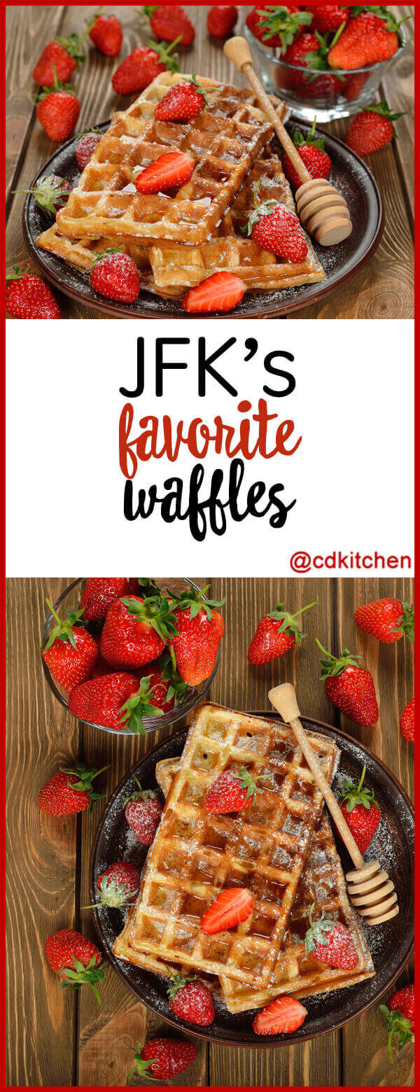 JFK's Favorite Waffles Recipe