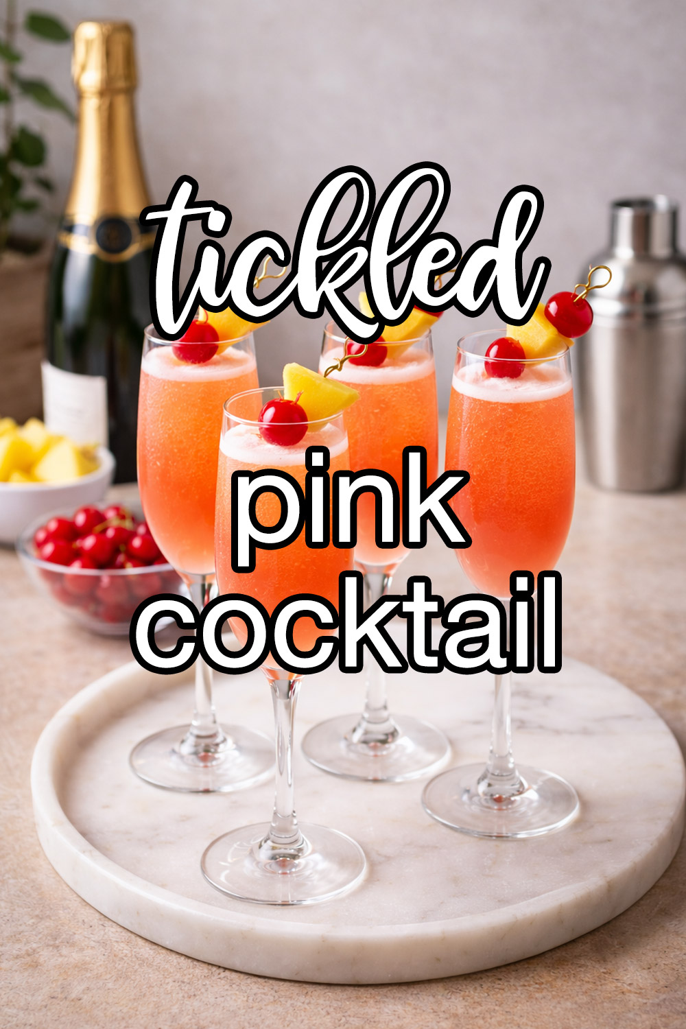 Tickled Pink Cocktail Recipe