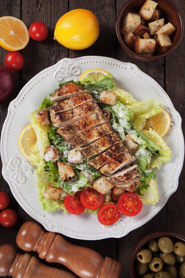 Avanti's Grilled Chicken Caesar Salad Recipe