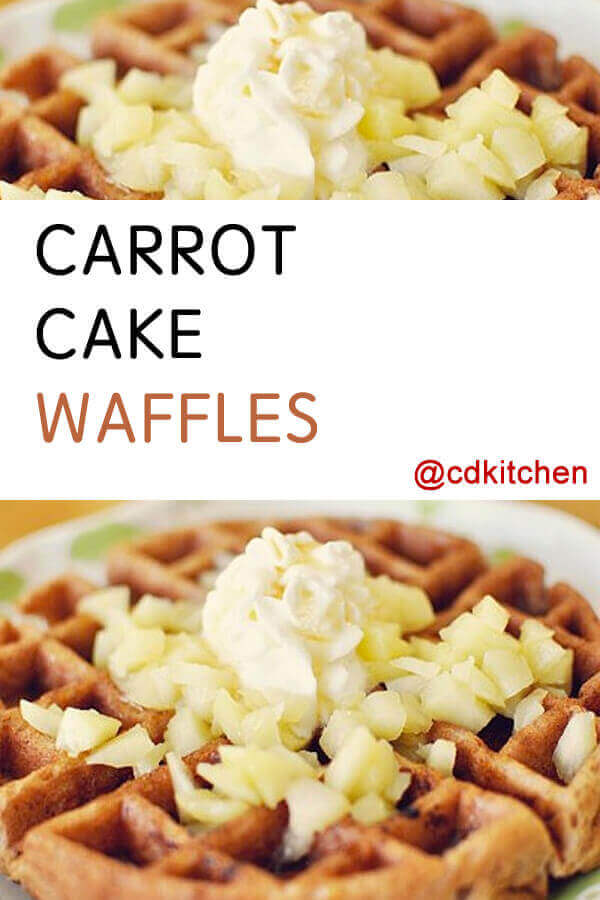 Carrot Cake Waffles Recipe