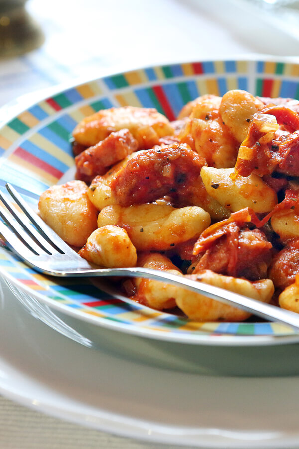 Gnocchi With Bacon And Tomatoes Recipe