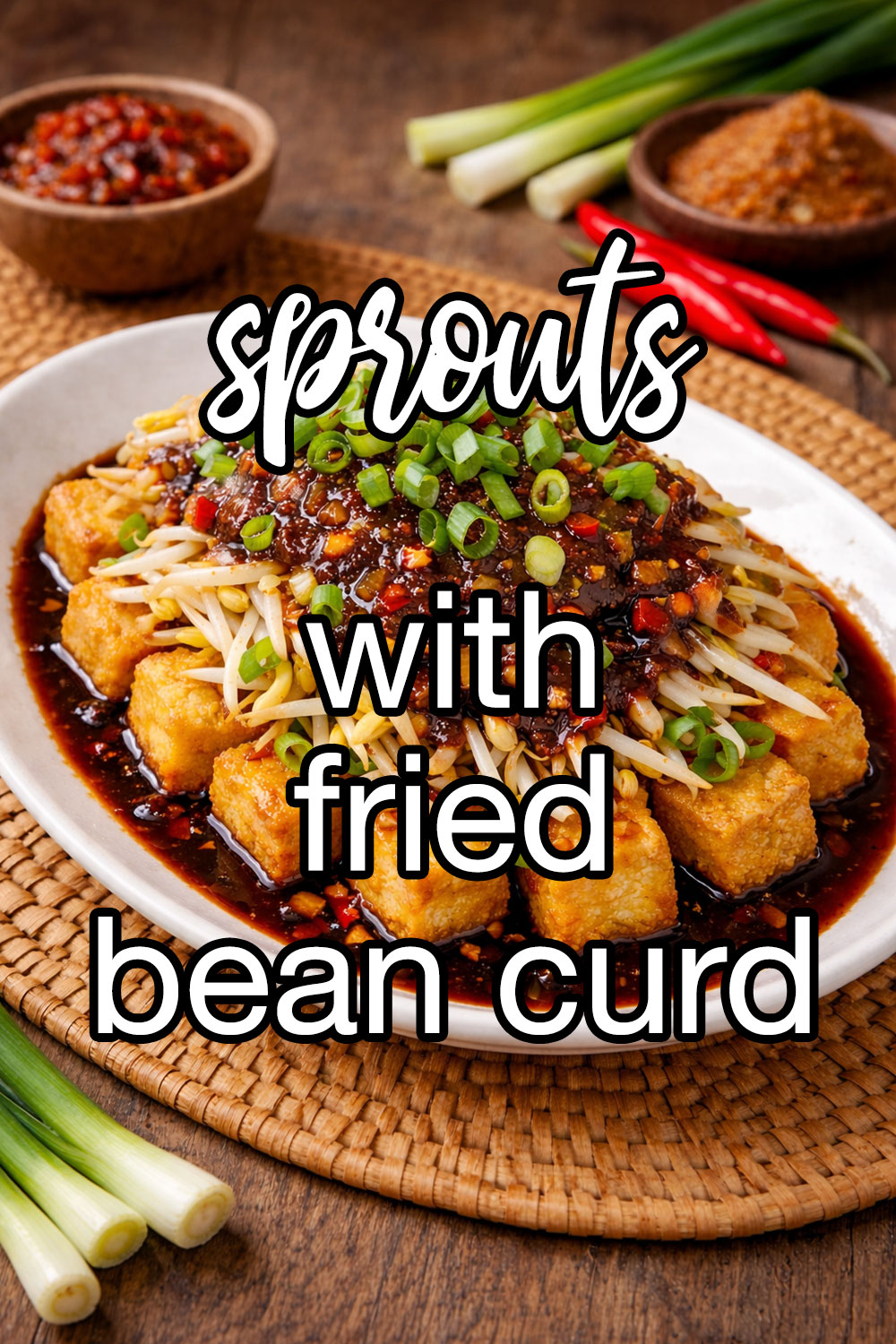 Tahu Goreng Kecap (Bean Sprouts with Fried Bean Curd) Recipe