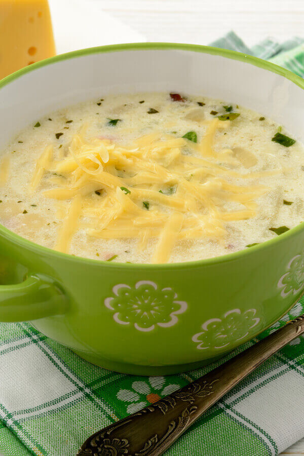 Instant Potato-Cheese Soup Recipe | CDKitchen.com