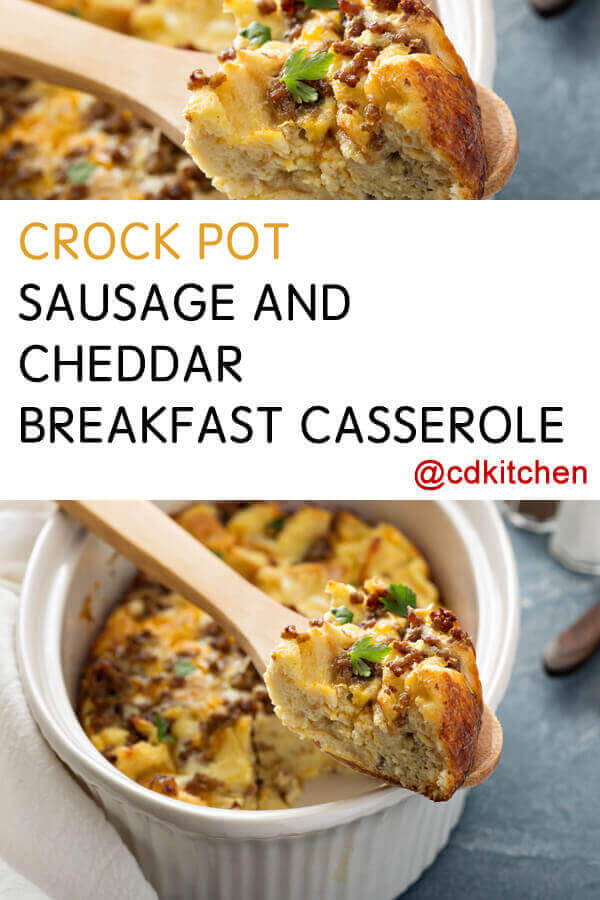 Sausage and Cheddar Breakfast Casserole Recipe