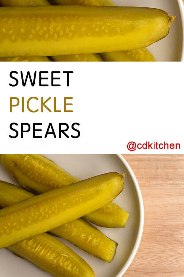 Ball Sweet Pickle Spears Recipe