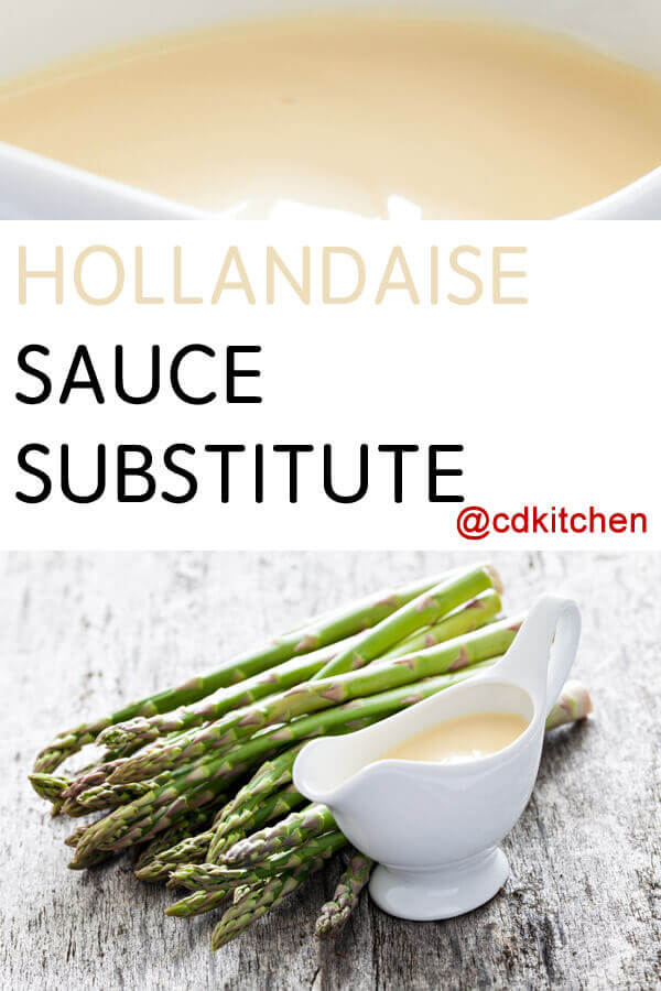 Hollandaise Sauce Substitute Recipe | CDKitchen.com