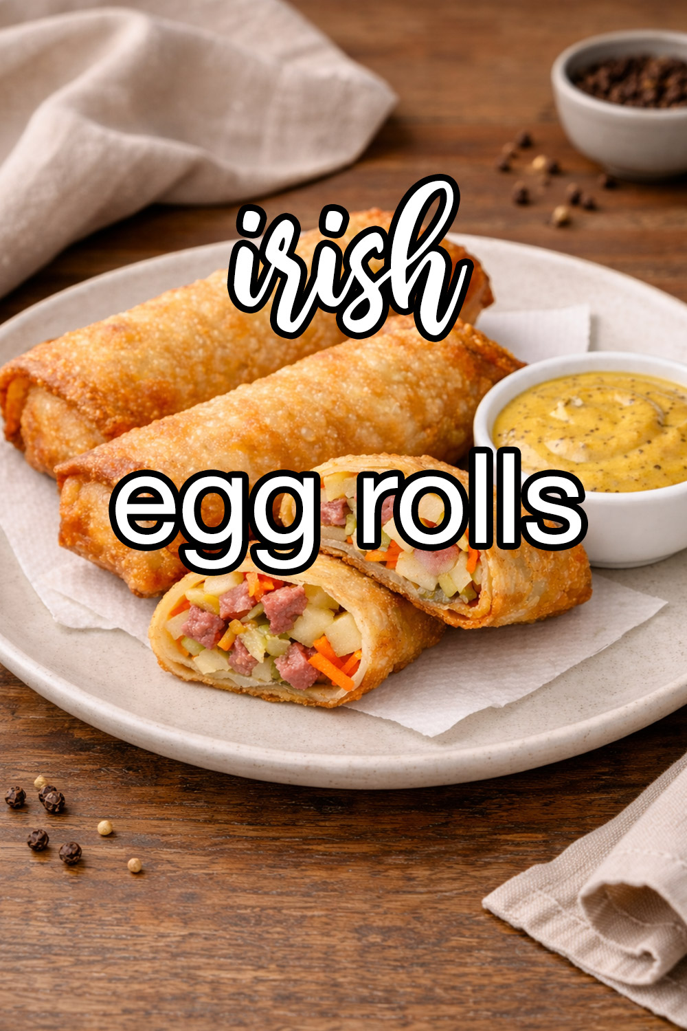 Irish Corned Beef And Cabbage Egg Rolls Recipe