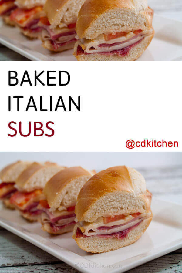 Baked Italian Subs Recipe | CDKitchen.com
