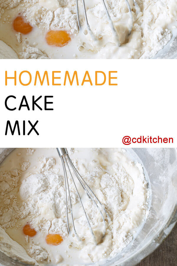 Homemade Cake Mix Recipe