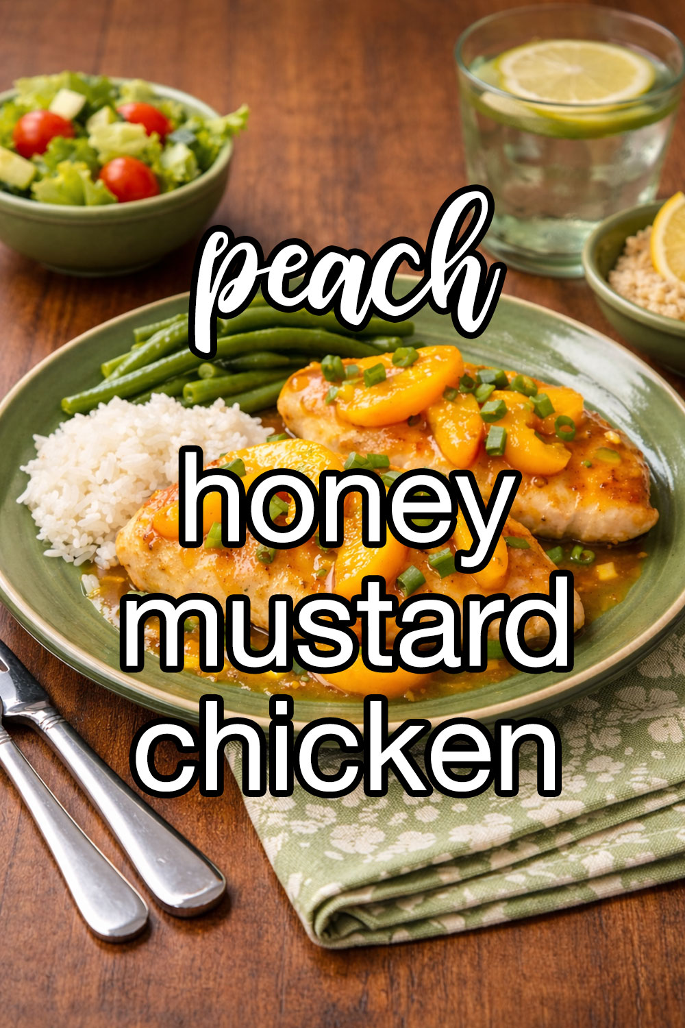 Peach Honey Mustard Chicken Recipe