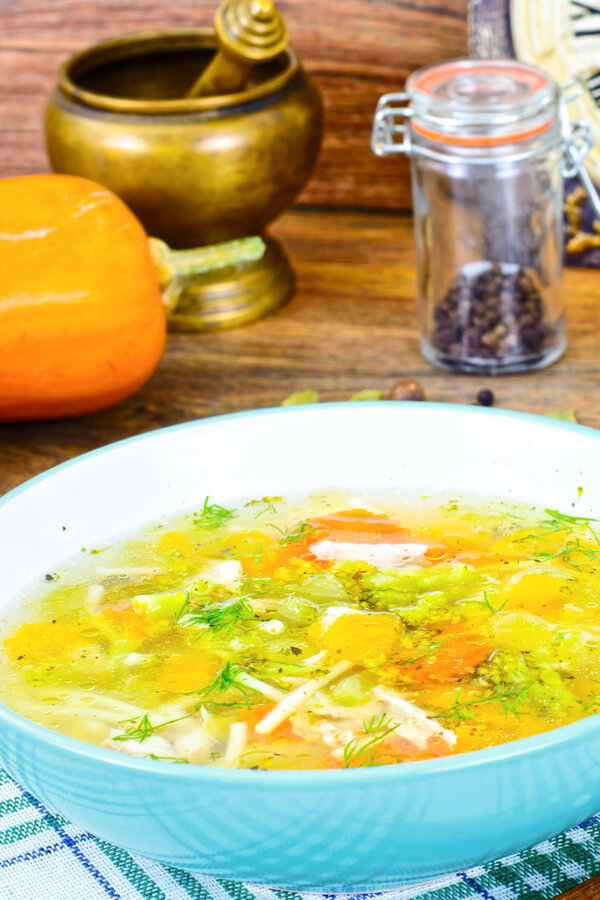 Yugoslavian Chicken Soup With Noodles Recipe