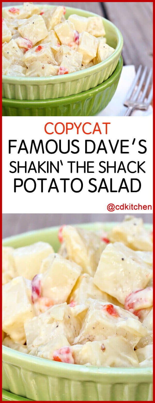 Copycat Famous Dave's Shakin' The Shack Potato Salad Recipe