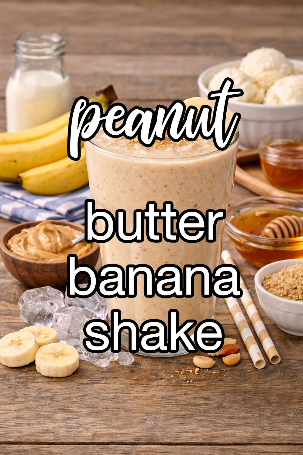 Peanut Butter Banana Health Shake Recipe