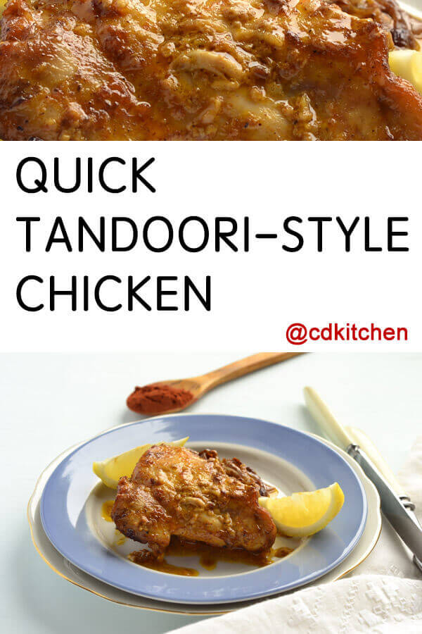 Quick Tandoori-Style Chicken Recipe