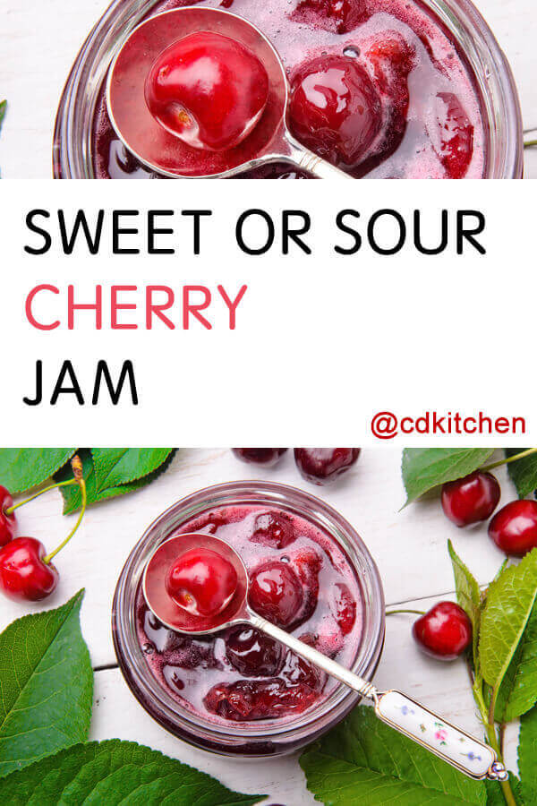 Sweet Or Sour Cherry Jam Recipe