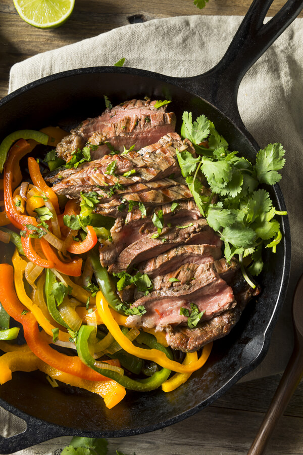Beef Fajitas with Tequila Recipe