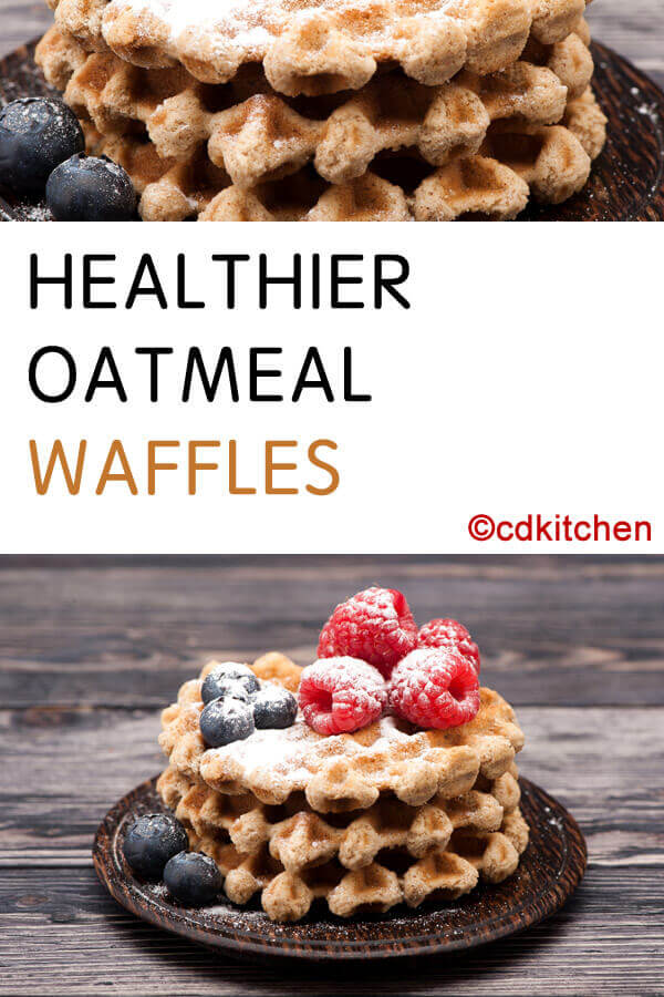 Healthier Oatmeal Waffles Recipe