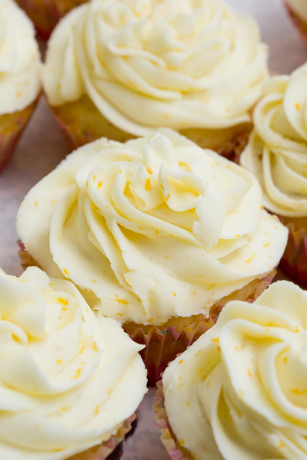 Lemony Strawberry Surprise Cupcakes Recipe | CDKitchen.com