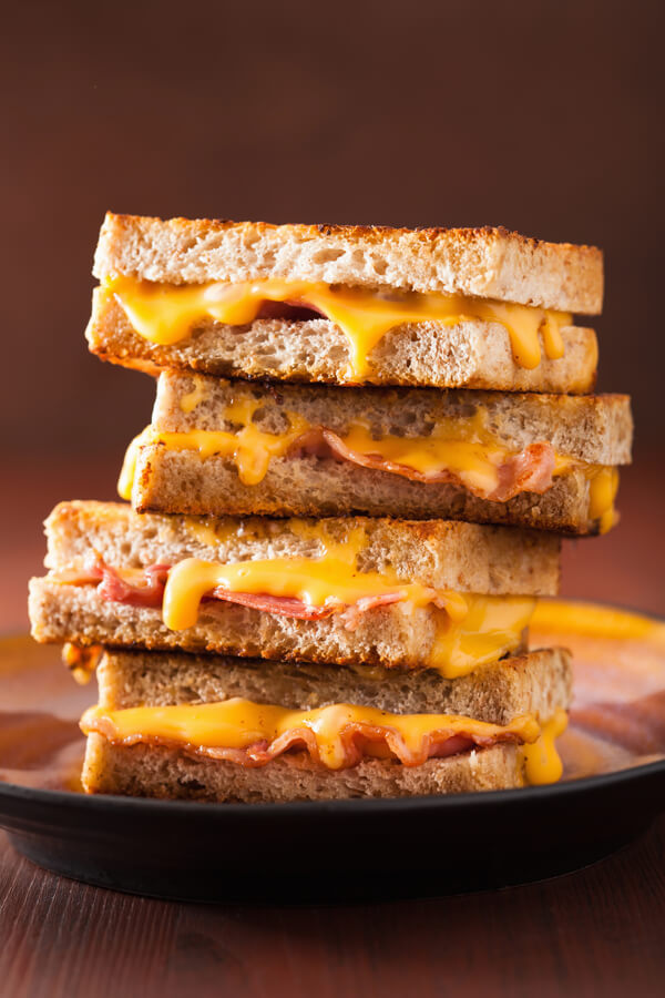 Bacon and Cheese Sandwich Recipe | CDKitchen.com