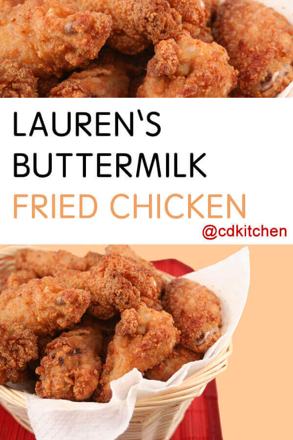 Lauren's Buttermilk Fried Chicken Recipe