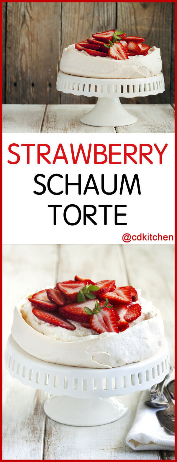 Strawberry Schaum Torte Recipe