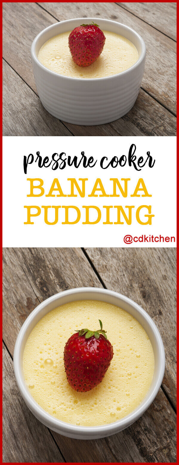 pressure cooker banana pudding