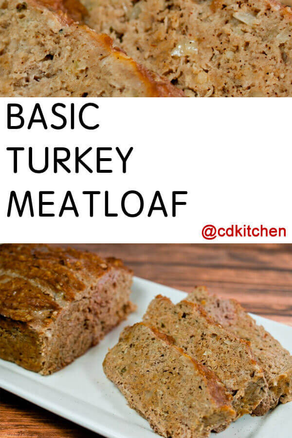 Basic Turkey Meatloaf Recipe | CDKitchen.com