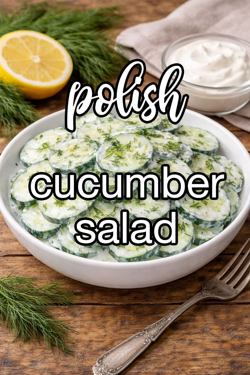 Polish Cucumber Salad (Mizeria) Recipe