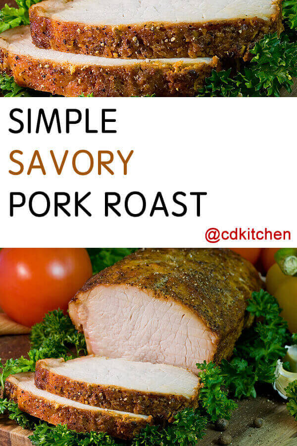 Simple Savory Pork Roast Recipe