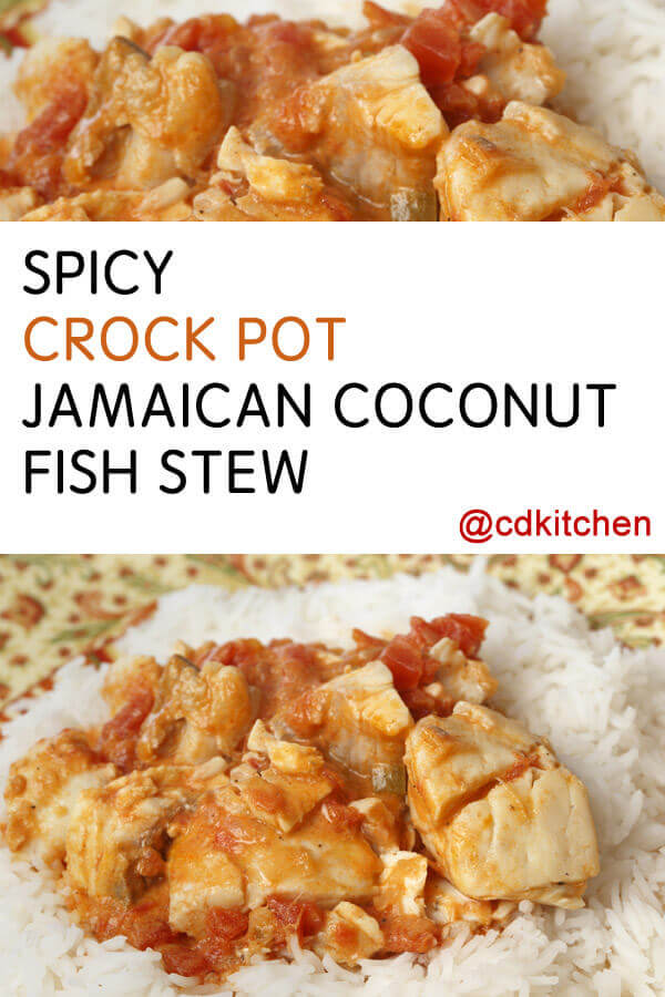 Spicy Crock Pot Jamaican Coconut Fish Stew Recipe | CDKitchen.com