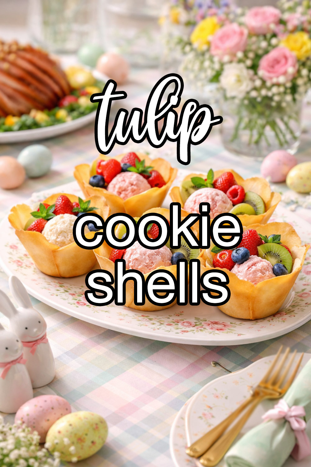 Tulip Cookie Shells Recipe