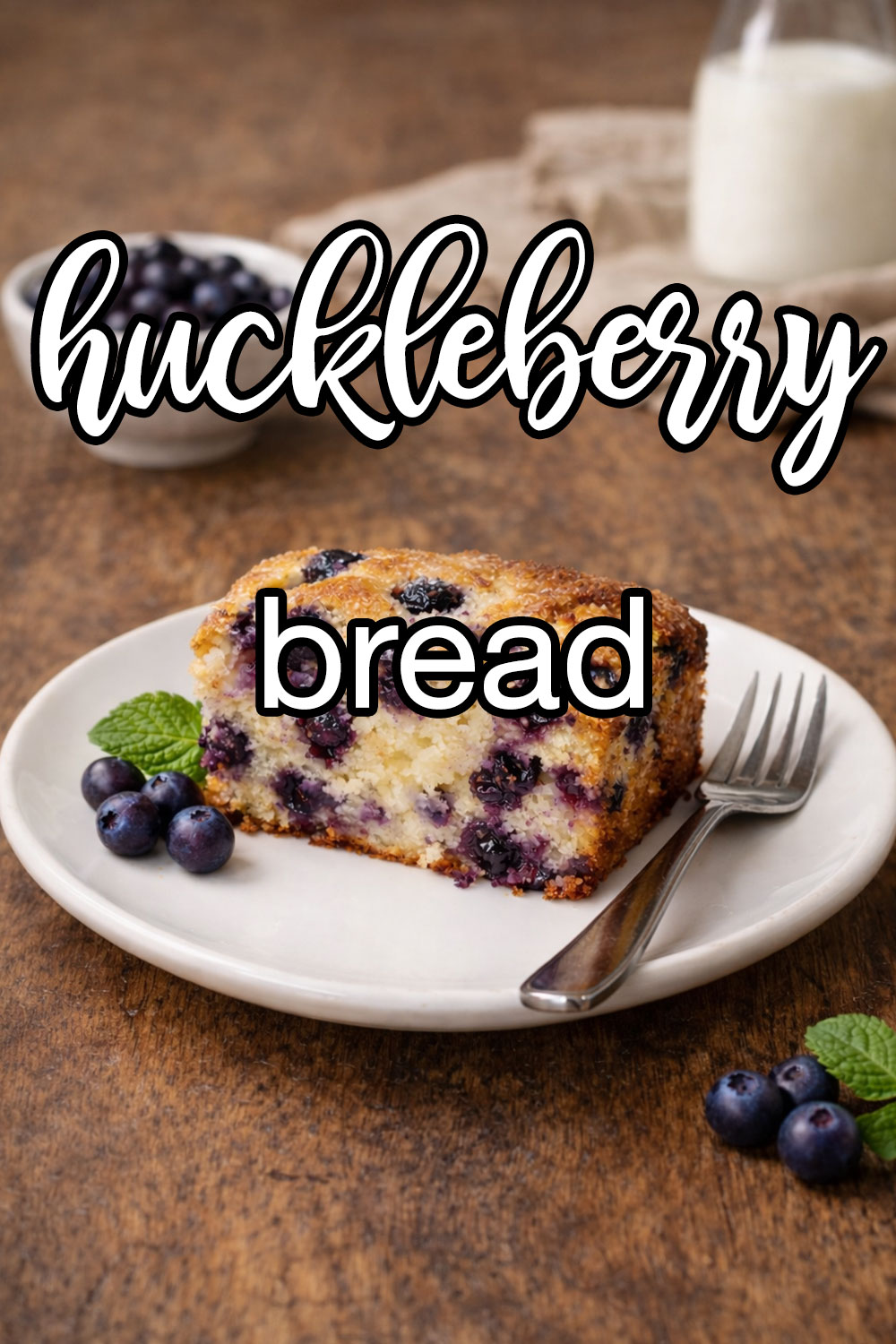 Cherokee Huckleberry Bread Recipe
