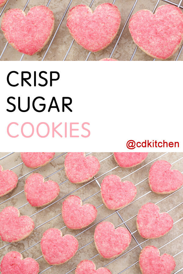 Crisp Sugar Cookies Recipe