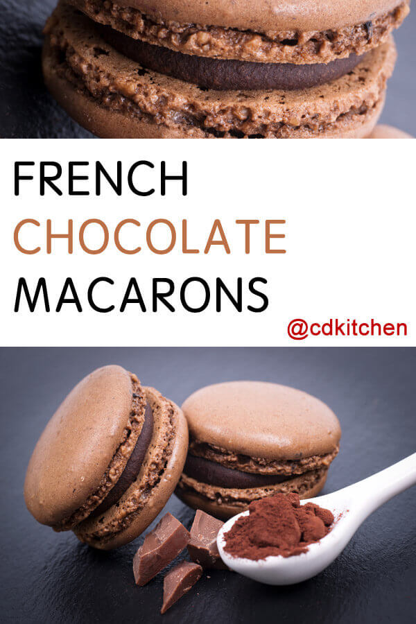 French Chocolate Macarons Recipe | CDKitchen.com