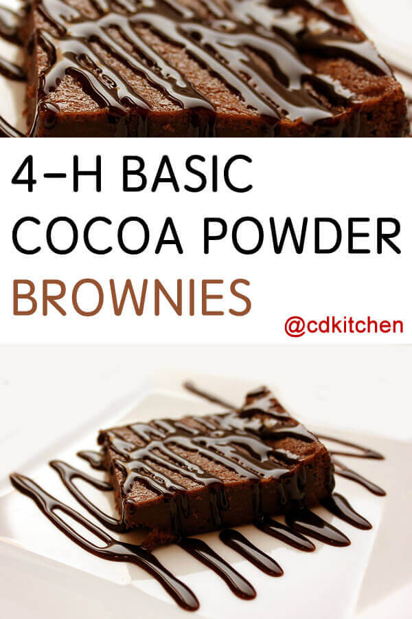 Basic Cocoa Powder Brownies Recipe